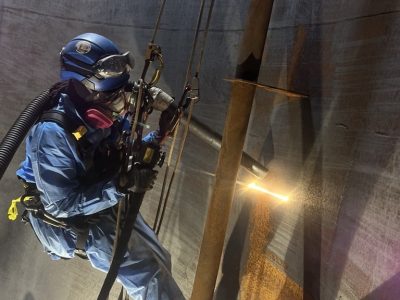 Laser Cleaning on Ropes